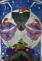 Elfenheuvel, sprookje van Hans Christian Andersen (1805-1875), illustratie van Harry Clarke (1890-1931)