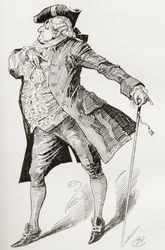 Illustratie voor de roman A Tale of Two Cities van Charles Dickens