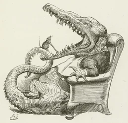 Illustratie voor Sylvie en Bruno door Lewis Carroll