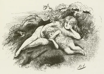 Illustratie voor Sylvie en Bruno door Lewis Carroll