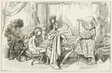 Illustratie voor Sylvie en Bruno door Lewis Carroll