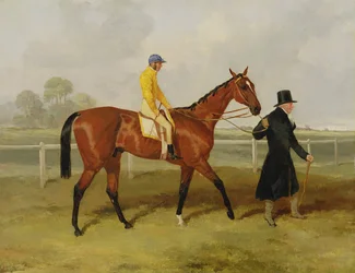 Sir Tatton Sykes (1772-1863) leidt het paard 