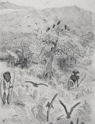 Masai Kamp, c.1884