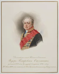 Portret van Fjodor Petrovitsj Opochinin 1779-1852, ca. 1850