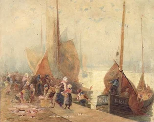 Het Lossen van de Vangst