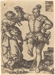 Dansend Paar, 1551