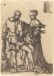 Dansend paar, 1551