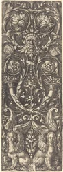 Hoge vruchten met ornamenten