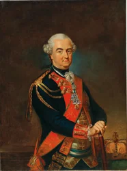Portret van Charles Theodore, keurvorst van Beieren, graaf paltsgraaf van de Rijn, 2e helft 18e eeuw