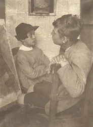 [Kinderen van de kunstenaar].