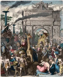 Oud Rome: Een triomftocht in het Romeinse forum