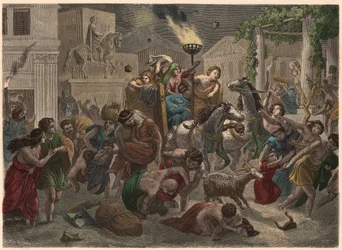 Oude Rome: Uitbarsting van de Vesuvius, 79 na Christus