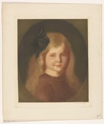Portret van een onbekend meisje