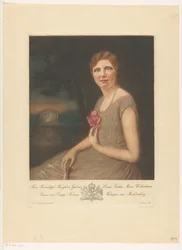 Portret van prinses Juliana