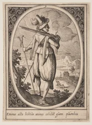Plaat 9 uit Militaire figuren