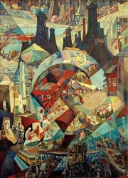 Baku agitatiepaneel, 1927
