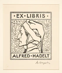Boekplaat: Alfred Hadelt