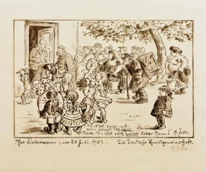 Verjaardagsblad voor de 80e verjaardag van Liebermann H.Zille