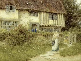 Naast de oude kerkpoortboerderij, Smarden, Kent