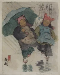 In de Regen
