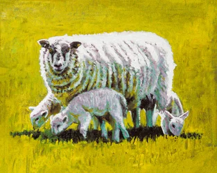 Samen, 2009 (olieverf op doek)