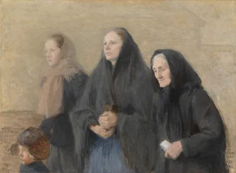 Kerkgangers (Paasochtend)