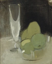 Groene Appels en Champagneglas, 1934