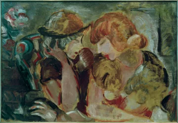 Twee jonge vrouwen in gesprek