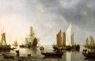 Haven met Geankerde Schepen, 1655-60