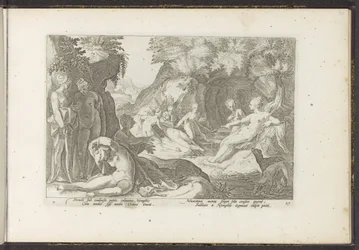 Diana ontdekt de zwangerschap van Callisto
