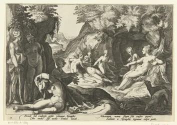 Diana ontdekt de zwangerschap van Callisto (Ovidius
