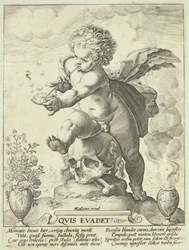 Allegorie over de vergankelijkheid van het leven ("Quis Evadet?")