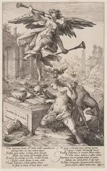 Allegorie op roem en geschiedenis, uit De Romeinse Helden