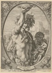 Bacchus, blad 1 uit de serie „Bacchus, Venus en Ceres“