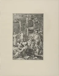 Christus aan het kruis, plaat tien uit de Passie van Christus