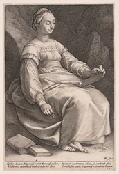 Clio, de Muze van de Geschiedenis, uit De Negen Muzen