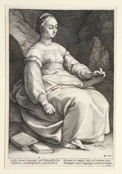 Clio, blad 4 uit de reeks „De negen muzen”