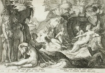 Diana en haar nimfen ontdekken Callisto