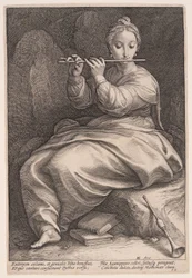 Euterpe, de Muze van de Muziek, uit De Negen Muzen