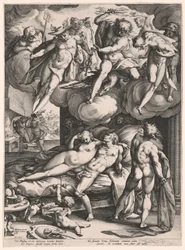 Mars en Venus verrast door Vulcanus