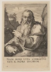 Paulus, van Christus, de apostelen en Paulus met de geloofsbelijdenis