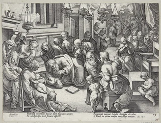 St. Paulus wekt Eutychus op