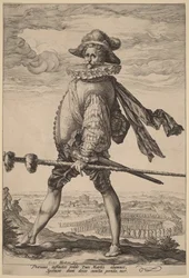 De kapitein van de infanterie