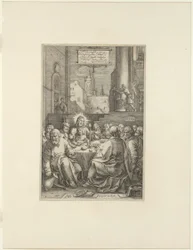 Het Laatste Avondmaal, plaat één uit De Passie van Christus