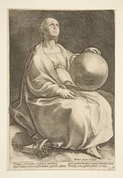 Urania, plaat 9 uit de serie De negen muzen