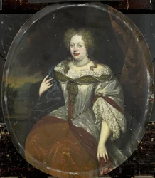 Portret van Frouck, Barones van Aylva, Vrouw van Hans Willem van Aylva na 1658