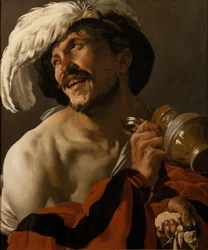 De vrolijke drinker