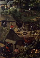 Herfstlandschap (detail)