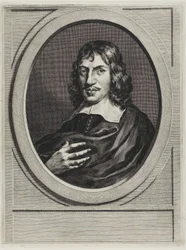 Portret van Taddeus de Lantman, predikant
