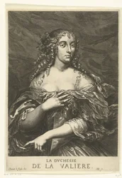 Portret van Louise Françoise de La Baume Le Blanc de la Vallière